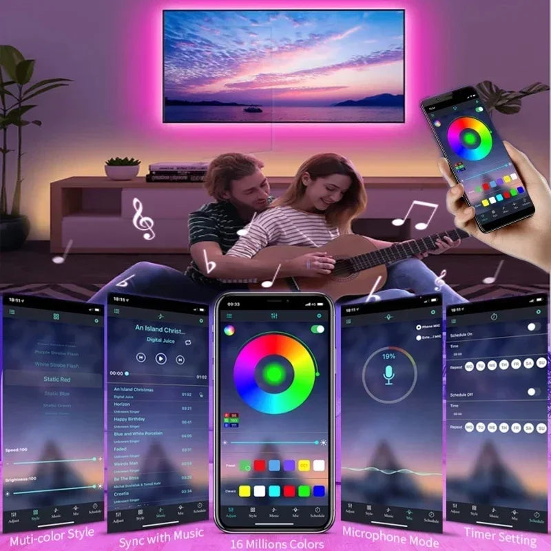Sync Your Entire Home To Your Phone With Pro-Grade RGB Color.